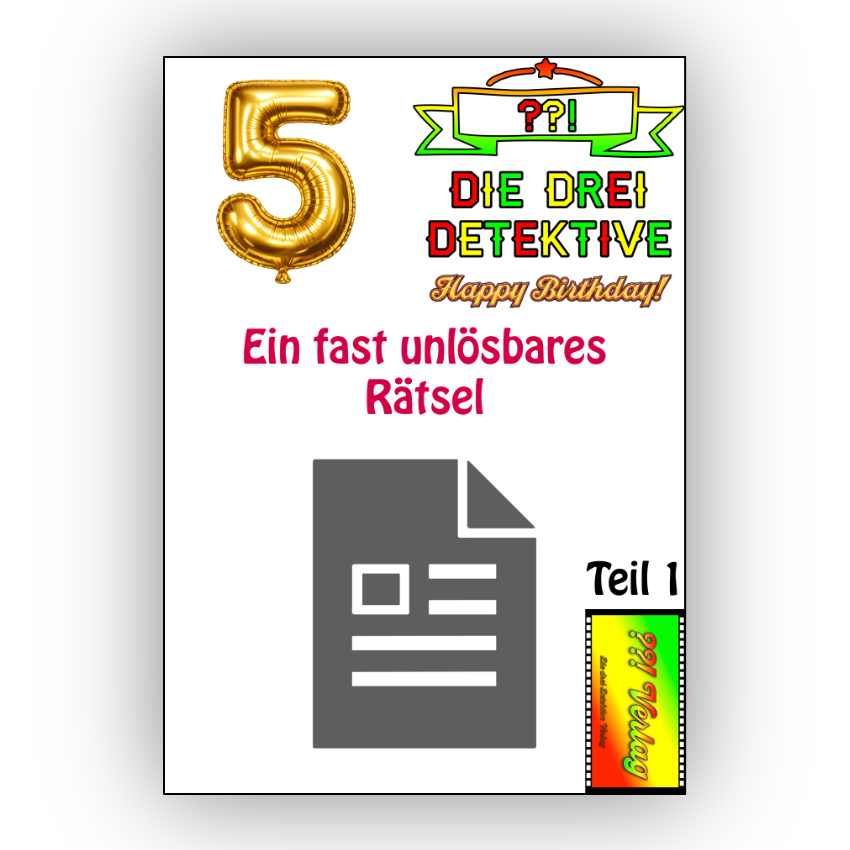 Fall 5: Ein fast unlösbares Rätsel (Teil 1) - 5 Jahre Edition